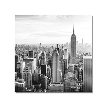 Lade das Bild in den Galerie-Viewer, Wandbild, New York, Skyline, Empire State Building, Art Déco, Manhattan, Architektur, Design, Schönheit, Eleganz, Landschaftsfotografie, Hingucker, Geschenk, Kunstwerk, pulsierend, energiegeladen, Majestät

