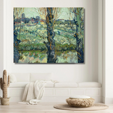 Lade das Bild in den Galerie-Viewer, Wandbild Vincent van Gogh Blühender Obstgarten mit Blick auf Arles
