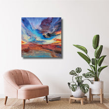 Lade das Bild in den Galerie-Viewer, Wanddekoration, abstrakt, modern, virtuelle Farben, Landschaft, Kunstwerk, zeitgenössisch, Blickfang, Wohnraum, Persönlichkeit, Schönheit, Hingucker, Wohnzimmer, Schlafzimmer, Arbeitszimmer, öffentliche Räume, Büros, Hotels, Bars, Restaurants, Geschenk, Kunstliebhaber
